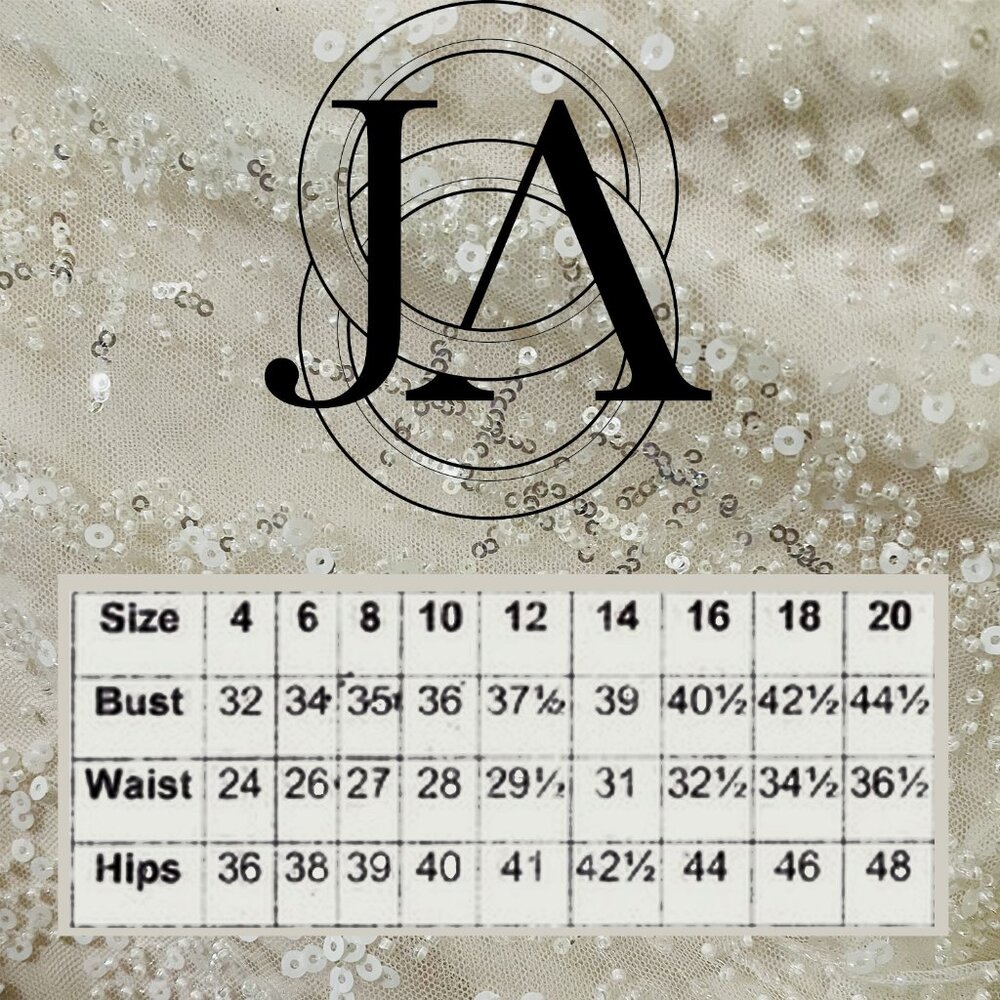 Justin Alexander Signature Strapless A-Line Full Beaded 16 SEE SIZE CHART - Picture 10 of 10